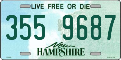 NH license plate 3559687
