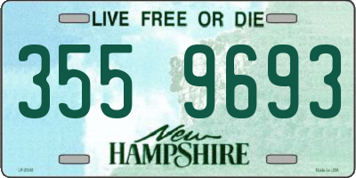 NH license plate 3559693