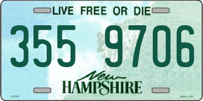NH license plate 3559706