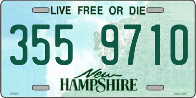 NH license plate 3559710