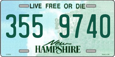NH license plate 3559740