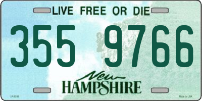 NH license plate 3559766
