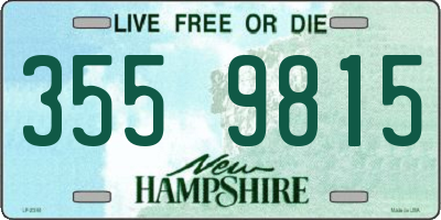 NH license plate 3559815