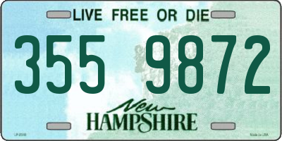 NH license plate 3559872