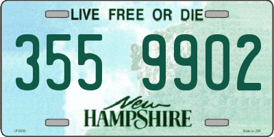 NH license plate 3559902