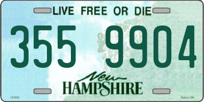 NH license plate 3559904