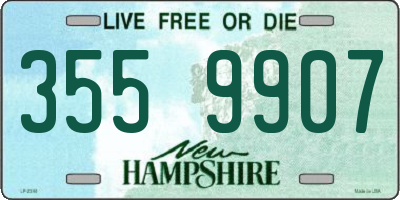 NH license plate 3559907