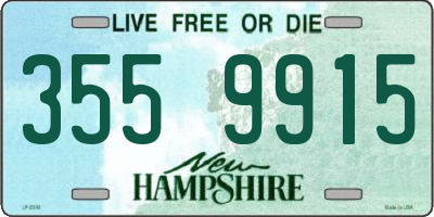 NH license plate 3559915