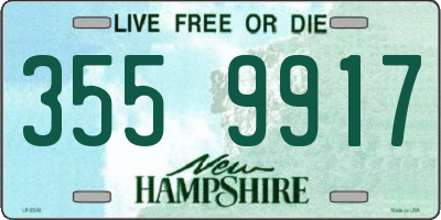 NH license plate 3559917