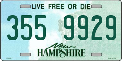 NH license plate 3559929