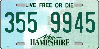 NH license plate 3559945