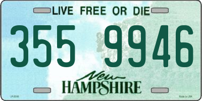 NH license plate 3559946