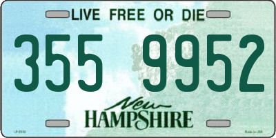 NH license plate 3559952