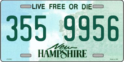 NH license plate 3559956