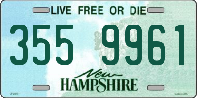 NH license plate 3559961