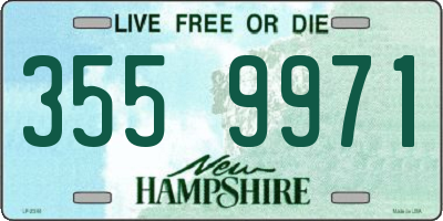 NH license plate 3559971