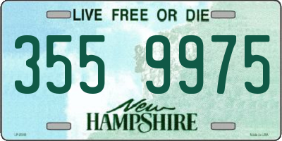 NH license plate 3559975