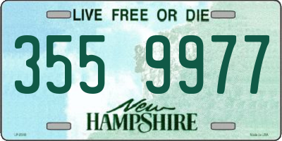 NH license plate 3559977
