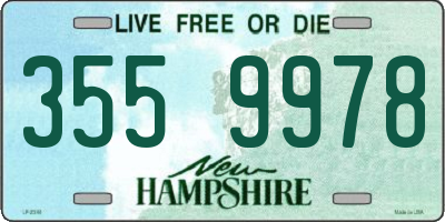 NH license plate 3559978