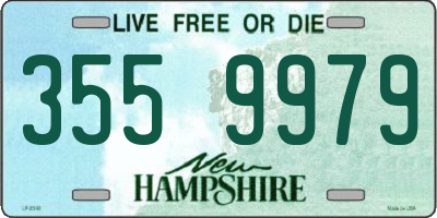 NH license plate 3559979