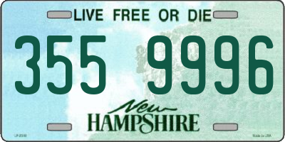 NH license plate 3559996