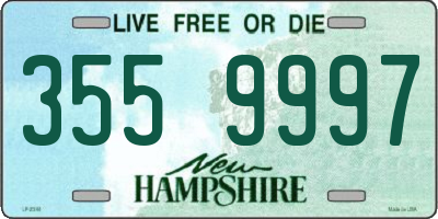 NH license plate 3559997