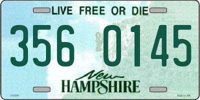 NH license plate 3560145