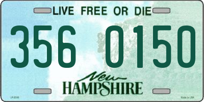 NH license plate 3560150