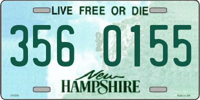 NH license plate 3560155