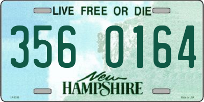 NH license plate 3560164