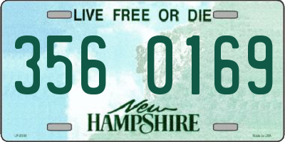 NH license plate 3560169