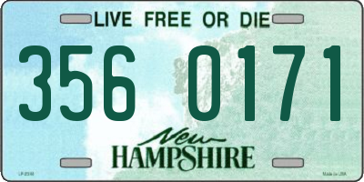 NH license plate 3560171
