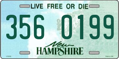 NH license plate 3560199