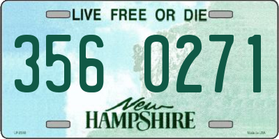 NH license plate 3560271