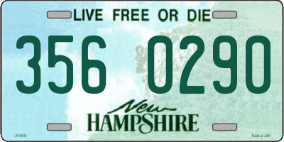 NH license plate 3560290