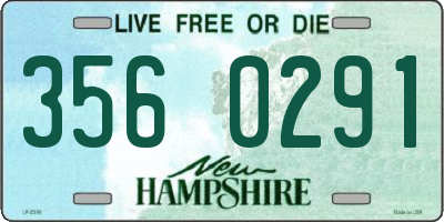 NH license plate 3560291