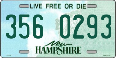 NH license plate 3560293