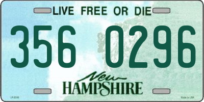 NH license plate 3560296