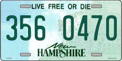NH license plate 3560470