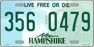 NH license plate 3560479