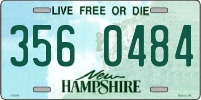 NH license plate 3560484