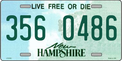 NH license plate 3560486