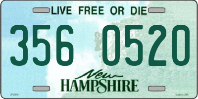 NH license plate 3560520