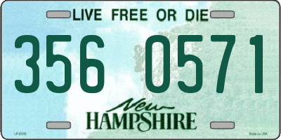 NH license plate 3560571