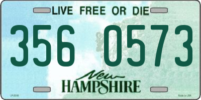 NH license plate 3560573