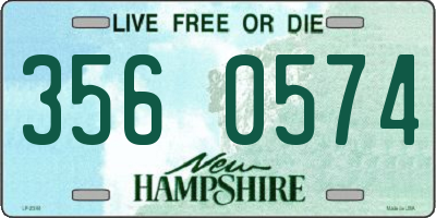 NH license plate 3560574