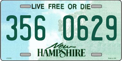 NH license plate 3560629