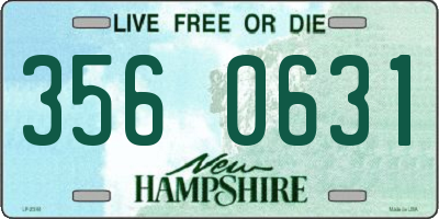 NH license plate 3560631