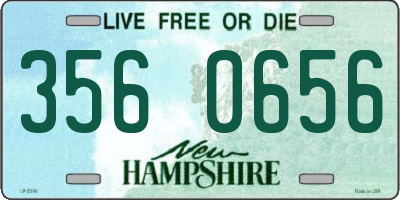 NH license plate 3560656