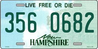 NH license plate 3560682